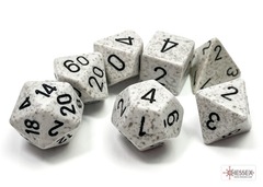 Speckled Arctic Camo Polyhedral 7-Dice Set - CHX25311